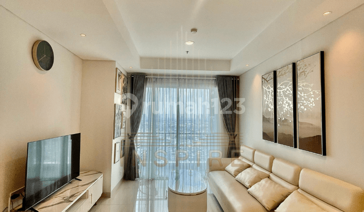 Rent Grand Madison Apartment 2BR luxury furnished best view strategic near mall West Jakarta
