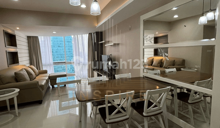 Sewa Apartemen Kondominium Ta Type 2 Br Full Furnish Minimalis Moderen Termurah Dekat 4 Mall Jakarta Barat