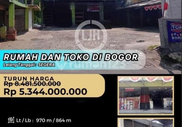 Dijual Lelang Rumah di Prapatan Tegal Lega, Bogor, Jawa Barat