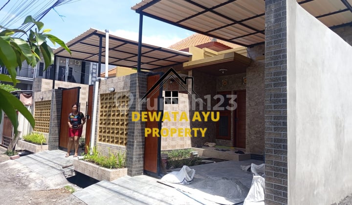 Rumah Baru Minimal Sewa 2 Tahun 2 Kamar Lahan 150M2 di Tukad Balian