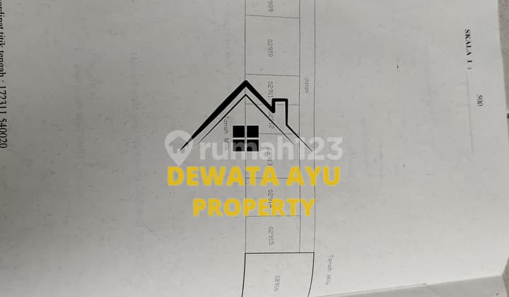 LAHAN LUAS 265M2 ISI BANGUNAN KOST LOKASI TUKAD BILOK