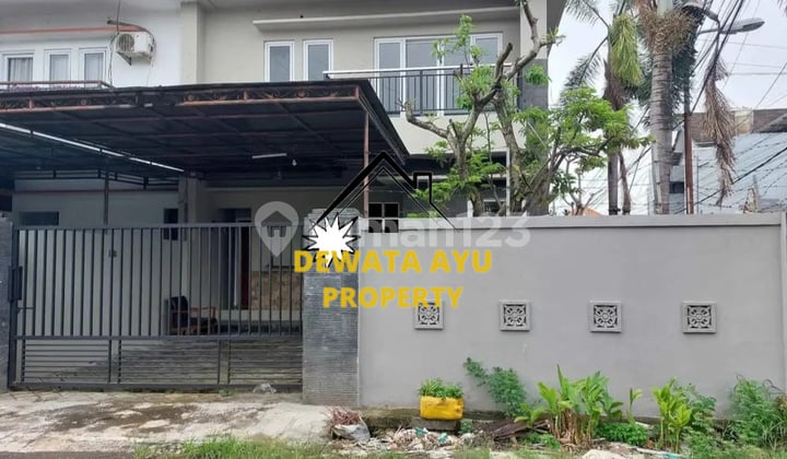 Rumah Sewa 2 Lantai 5 Kamar Kosongan Kawasan Nyaman di Tukad Badung