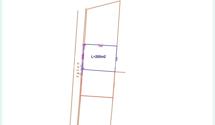 Premium Land for Sale, 2 Ares in Size, Located in Petitenget