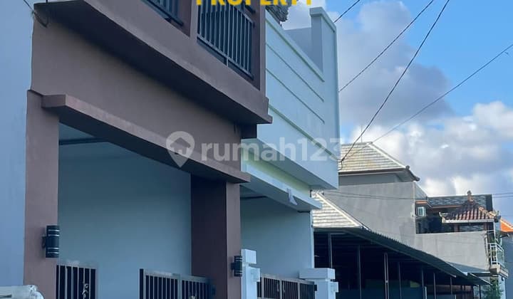 RUMAH JUAL 2 LANTAI 4 KAMAR LAHAN 68M2 VIEW SAWAH DI PEMOGAN