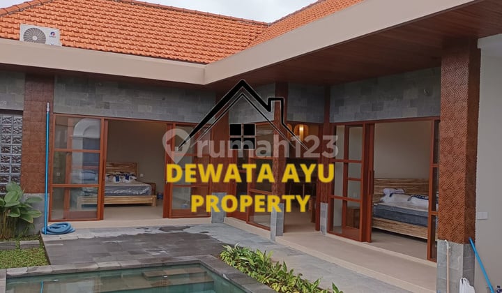 New Rental Villa 2 Bedrooms 2 Are Land Located in Tukad Balian Renon