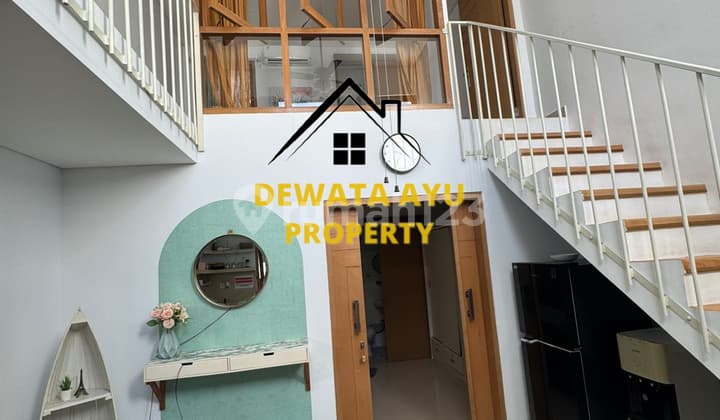 Rumah Sewa Minimalis 2 Kamar Furnished Lokasi Renon