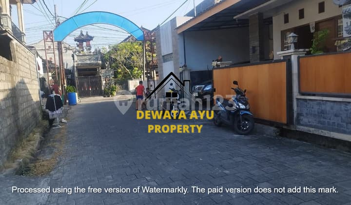 LAHAN LUAS 161M2 KASWASAN PERUMAHAN HADAP TIMUR DI KEPAON PEMOGAN