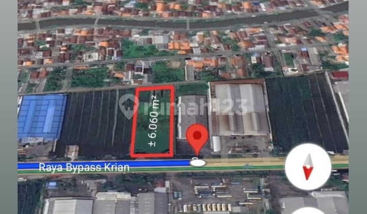 Dijual Lahan Zona Industri Siap Bangun di Raya Bypass Krian Sidoarjo