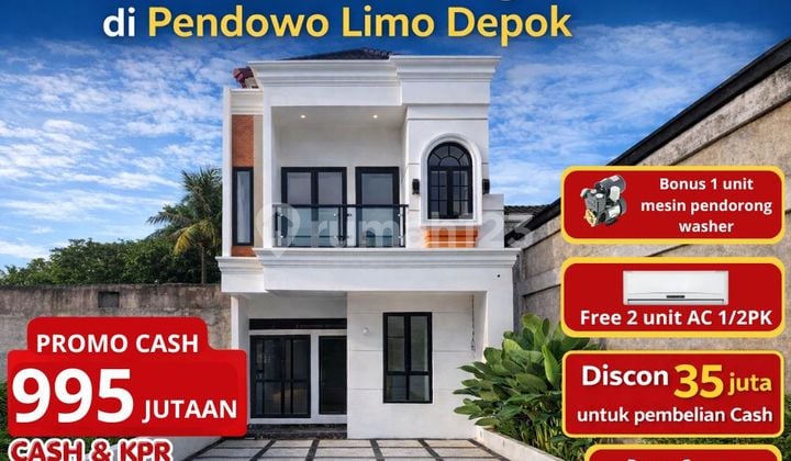Rumah Siap Huni,Limo Depok,Akses 2Mobil Strategis&Bebas Banjir