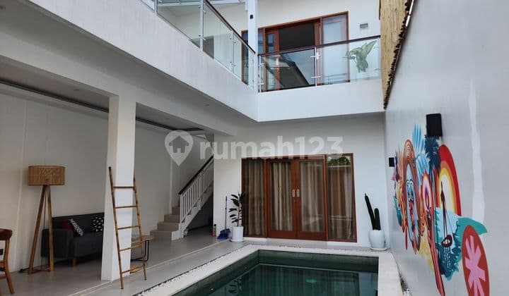 VILLA 2BR MINIMALIST STYLE PRIME LOCATION RAYA CANGGU NEAR BERAWA BEACH BALI
