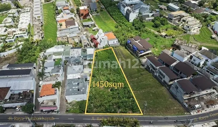 Tanah Komersil Siap Bangun, Pink Zone Berlokasi di Tumbak Bayuh Canggu Dekat Pererenan Bali