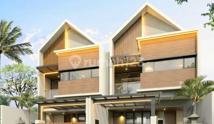 NEW HOUSE SEMI VILLA FULLY FURNISHED WITH OPEN AIR MODERN CONCEPT LOCATED AT RENON NEAR SANUR DENPASAR BALI