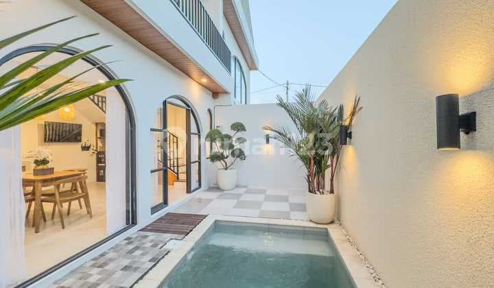 Leasehold 25Years 1Br Modern Villa With Ricefield View At Padonan Canggu Bali