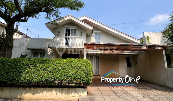 Sell Semi-Furnished House in Bintaro Jaya Near KRL Jurangmangu Access