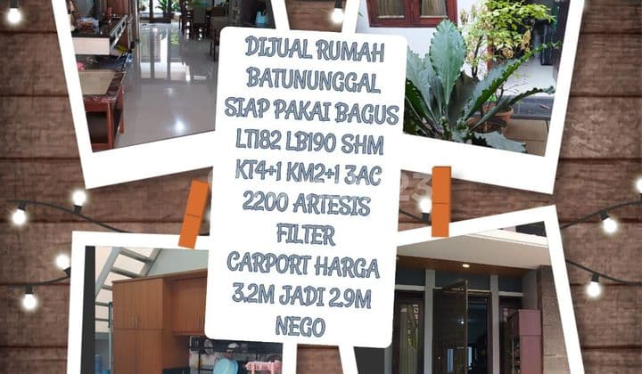 Rumah Bagus 2lt Batununggal