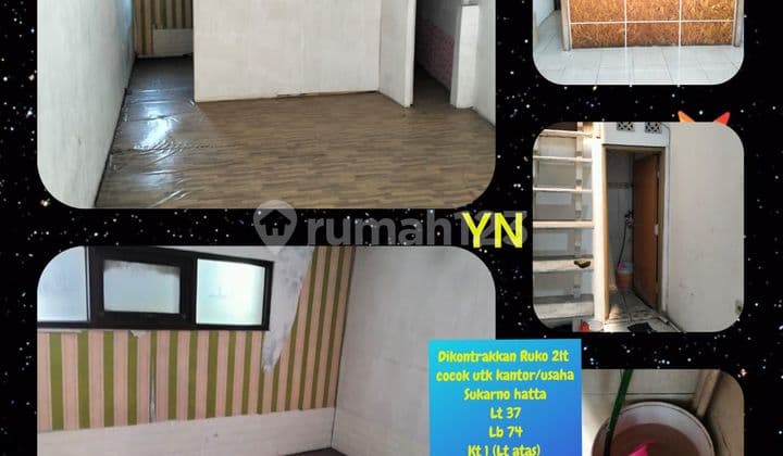 Dikontrakkan Ruko 2lt Soekarno Hatta Cocok Berbagai usaha