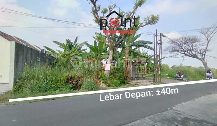 Tanah Lahan Zona Kuning Cocok Utk Gudang Or Perumahan Jalan Lebar