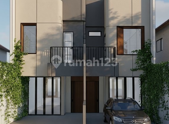 Brand New 3.5Lt, Hdp Utara, Balkon, Rooftop, di Tebet Timur Dalam