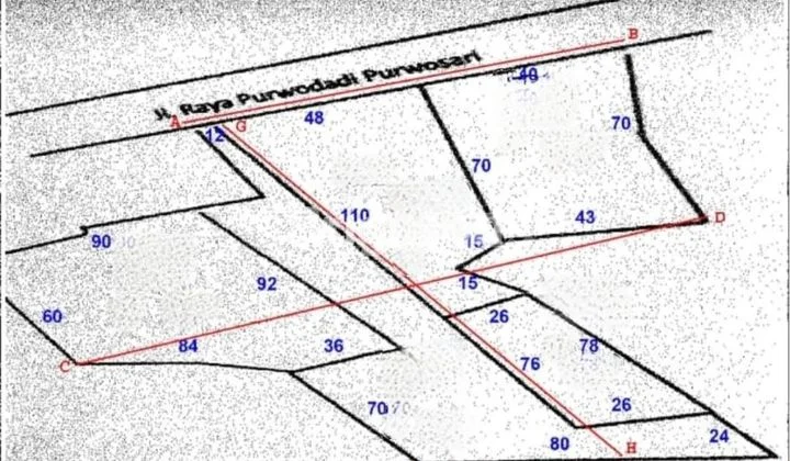 TANAH LUAS POROS JALAN SURABAYA MALANG TANAH LUAS POROS JALAN SURABAYA MALANG