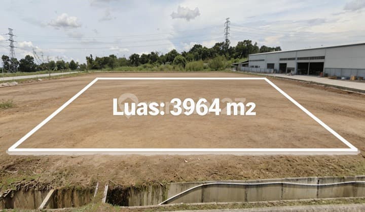 Dijual Tanah Industri Siap Bangun 3.964 M2