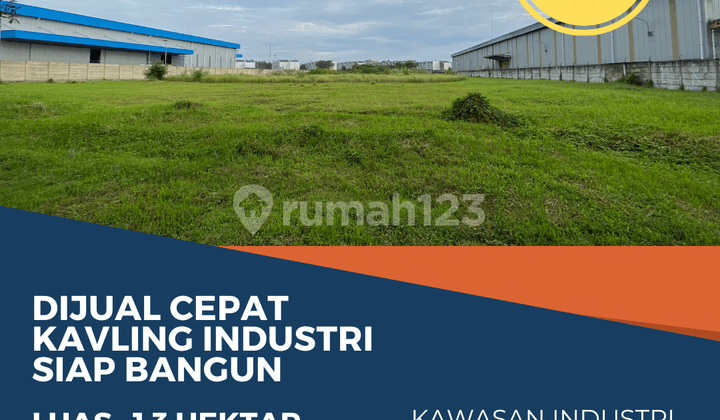 Dijual Cepat Kavling Industri 1.3 H Kawasan Industri Jababeka
