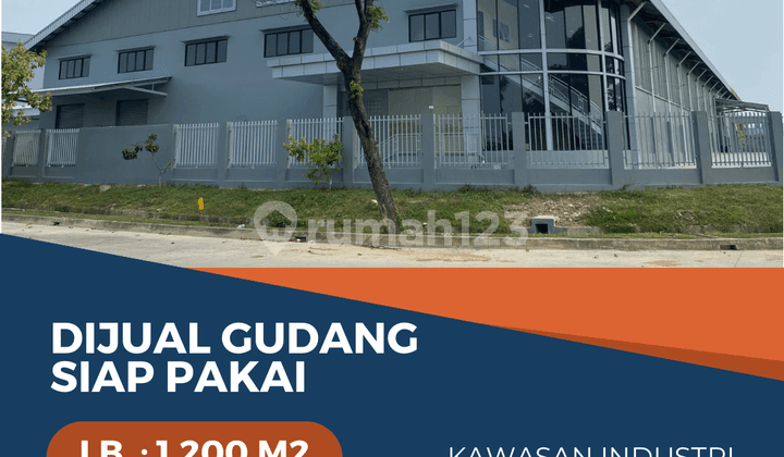 Disewakan Gudang 1.200 kawasan Industri Lippo Cikarang