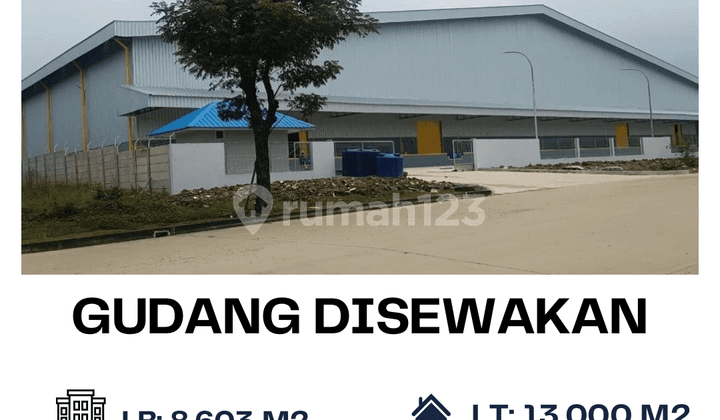 Disewakan Gudang 8.603 M2 Lippo Cikarang