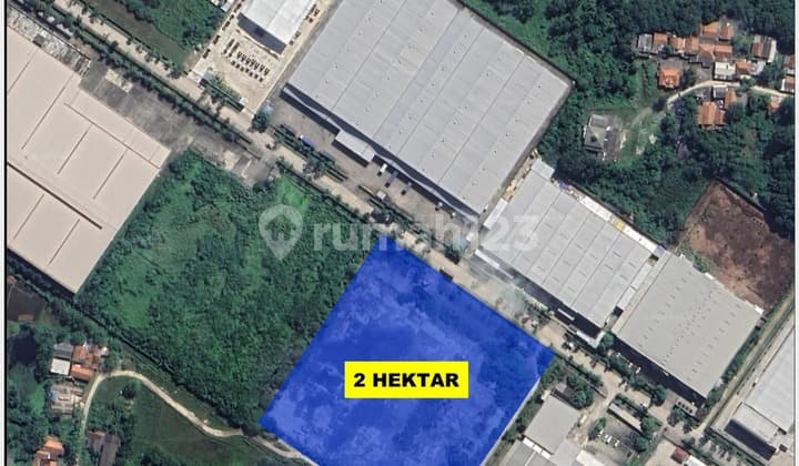 Dijual Kavling Industri 2 Hektar Jababeka
