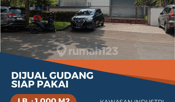 Dijual Gudang 1.000 M2 Kawasan Industri Jababeka