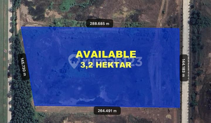 Kavling Industri 3,2 Hektar Dalam Kawasan Industri