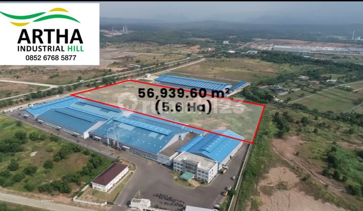 Kavling Industri 5,6 Hektar karawang Barat