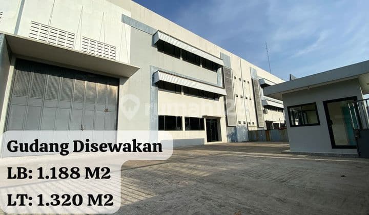 Disewakan Gudang 1.188 M2 Kawasan Industri Lippo Cikarang