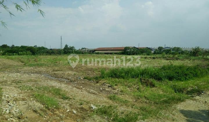 Tanah industri murah dipinggir jalan raya cikande
