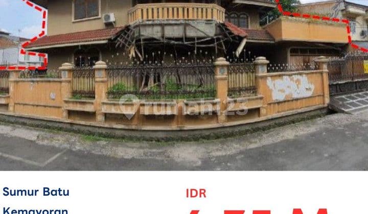 Dijual Mueah Rumah Di Sumur Batu Kemayoran Via Lelang
