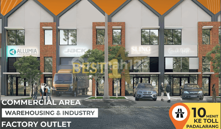 Gudang, Ruko Parahyangan Fo, Busniness Park, Bandung