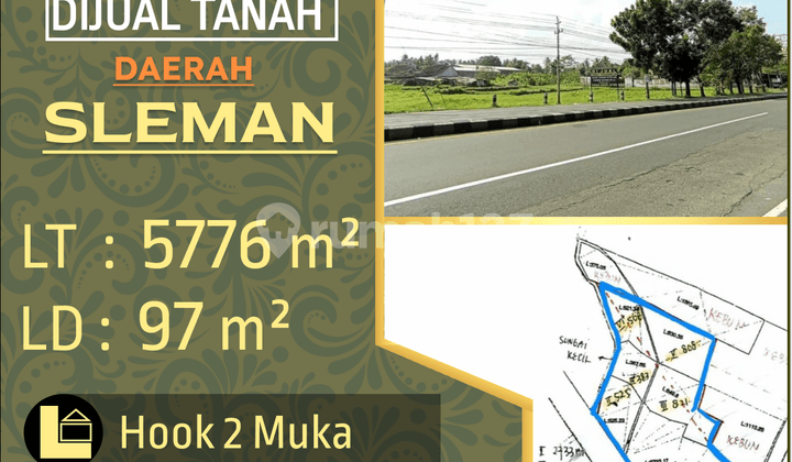 Tanah Murah 5.776 m² di Sleman, Yogyakarta
