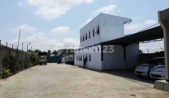 Gudang bagus area Tangerang, akses kontainer, ada mess karyawan, lokasi super strategis, harga bisa nego