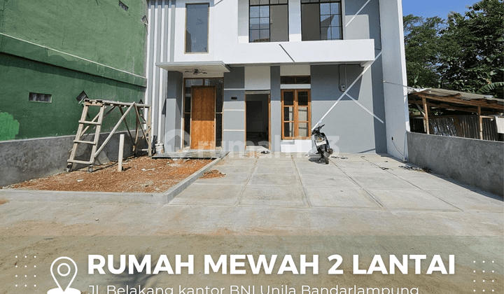 Rumah Mewah 2 Lantai Di Kawasan Kampus Unila