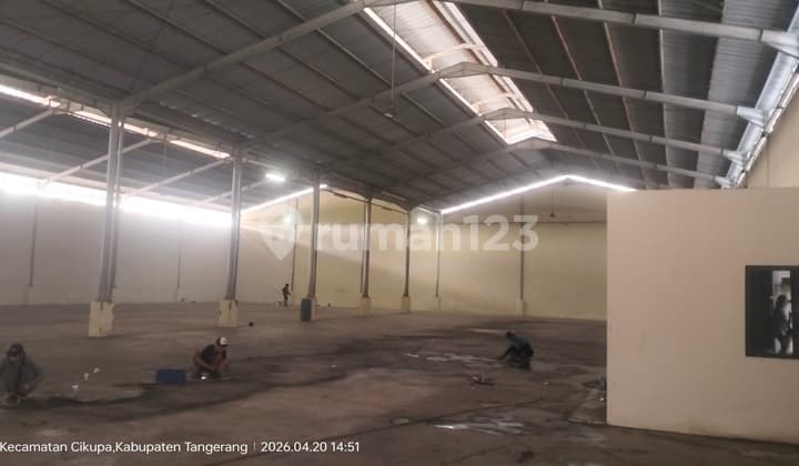 Gudang Siap Pakai Luas 1 Hektar di Cikupa Tangerang
