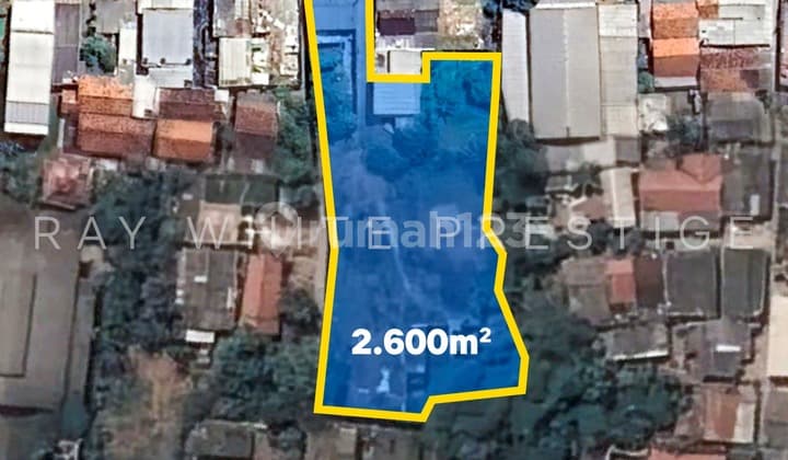 Kavling Komersial di Tambun, Bekasi, Luas 2600m2