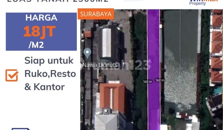 DIJUAL TANAH Jln Raya Ir Soekarno Surabaya