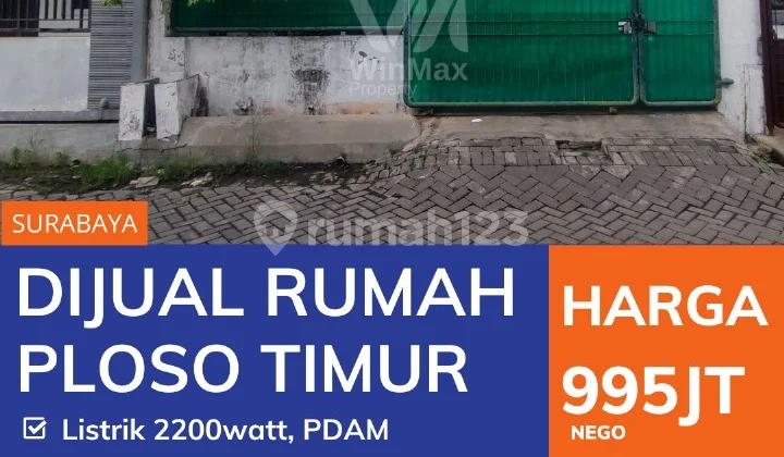 DIJUAL RUMAH Lokasi PLOSO TIMUR DIJUAL RUMAH Lokasi PLOSO TIMUR