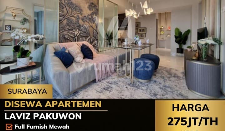 DISEWAKAN APARTEMEN Lokasi LAVIZ PAKUWON