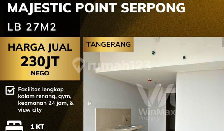 DIJUAL APARTEMEN Lokasi MAJESTIC POINT SERPONG - TANGERANG