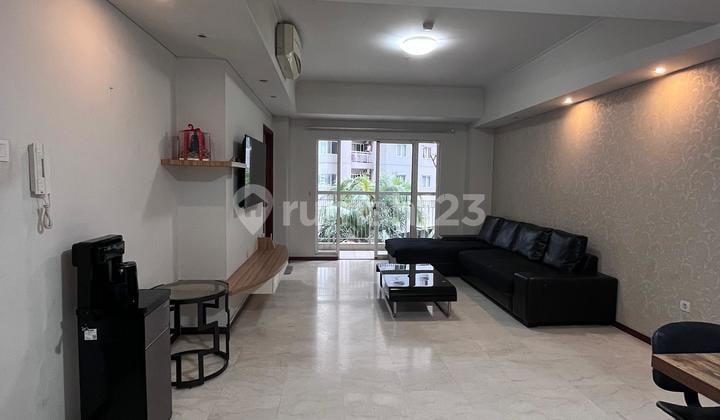 Disewakan Termurah Unit 3+1Br Furnish di Apartemen Royal Mediterania Garden