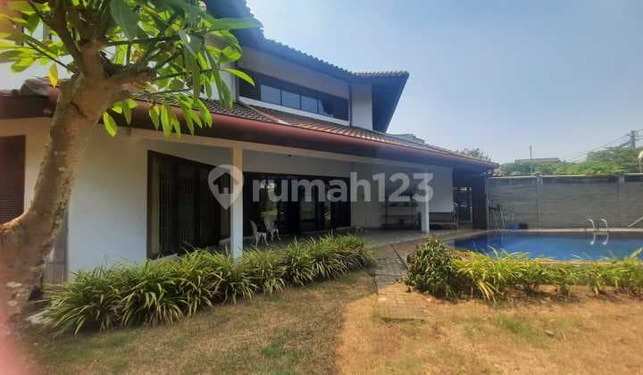 Rumah Terawat Siap Huni Cocok Buat Kantor di Area Lebak Bulus Lokasi Strategis Bebas Banjir Jakarta Selatan