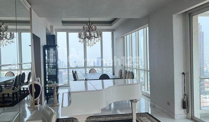 Apartemen The Peak Unit Condominium 4 Bedroom Furnished di Sudirman Dekat ke Stasiun MRT dan Perkantoran Scbd Sudirman Jakarta Selatan