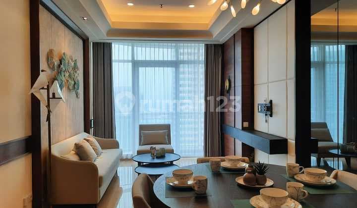 South Hills 2-Bedroom Furnished Apartment in Setiabudi, Near Office and Shopping Areas in Kuningan, South Jakarta