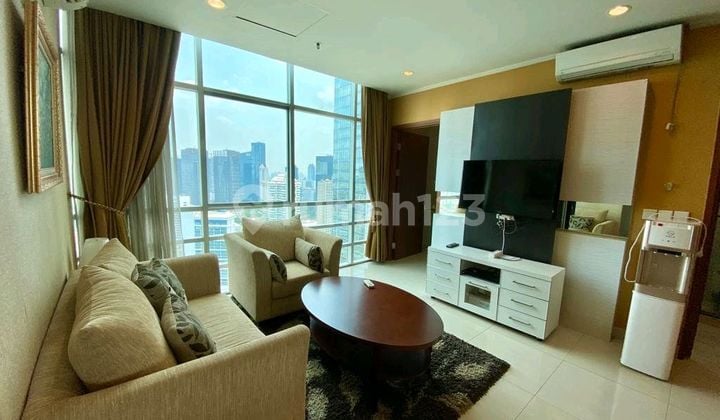 Sahid Sudirman 2-Bedroom Furnished Apartment in Sudirman, Near Office Area and MRT Station Central Jakarta