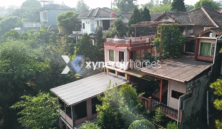 Rumah Villa 5 Lantai (Ke Bawah) SHM Full Furniture Security 24 Jam One Gate System di Komplek Elite Cinunuk - Cileunyi Bandung